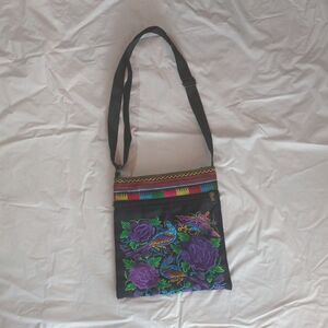 Vintage Hobo Crossbody Bag 9.8"×9.0"